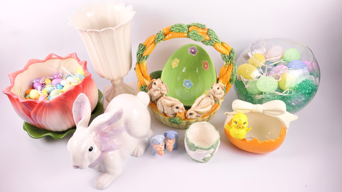 Ceramic Easter Bunny Decor and More