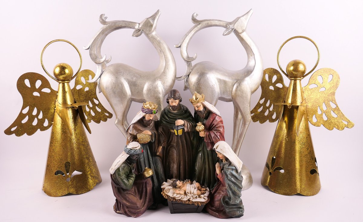 Assortment of Christmas Holiday Figurines