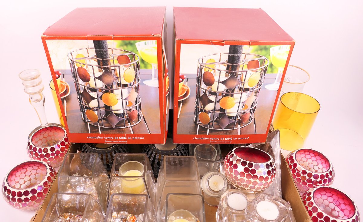 Mosaic Tealight Candle Holders and Centerpieces