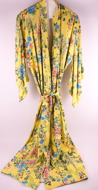Yellow Floral Kimono