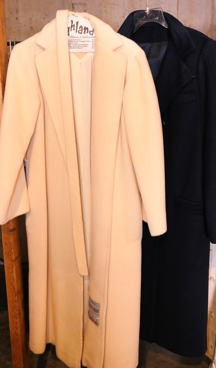 Navy and Cream Trench Coats