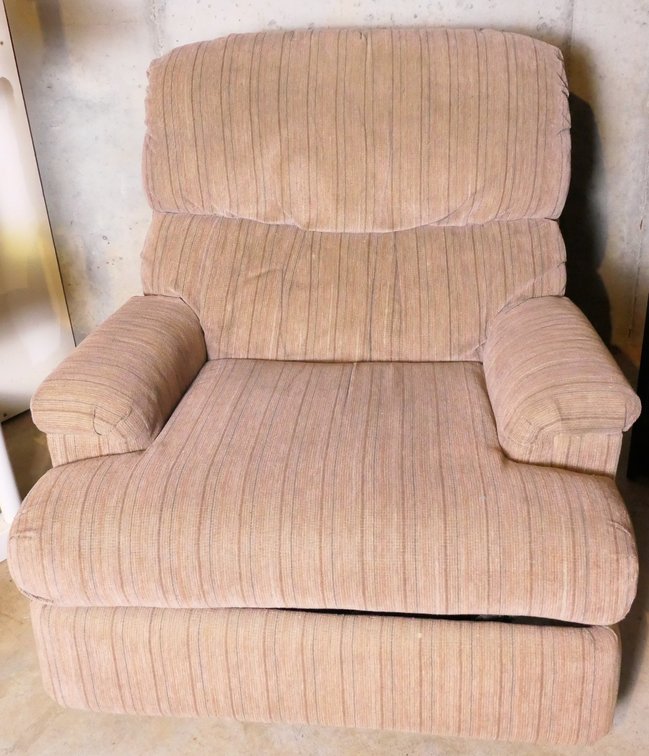 Corduroy Textured Rocking Recliner