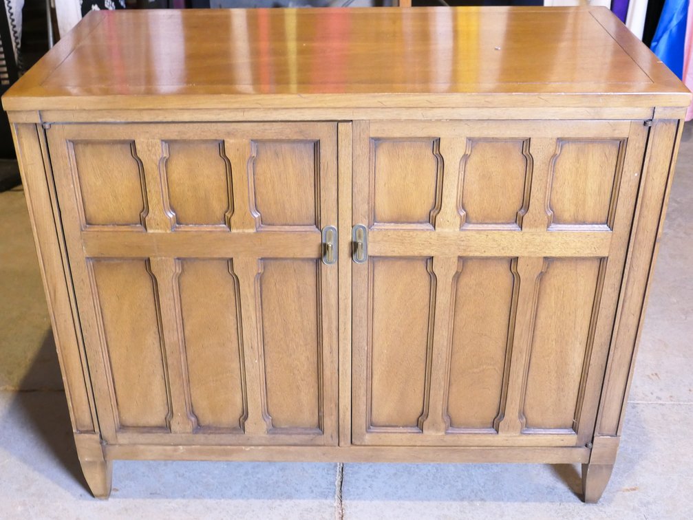 Drexel Triune MCM Mahogany Buffet Table