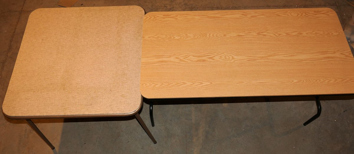 Pair of Folding Card Tables