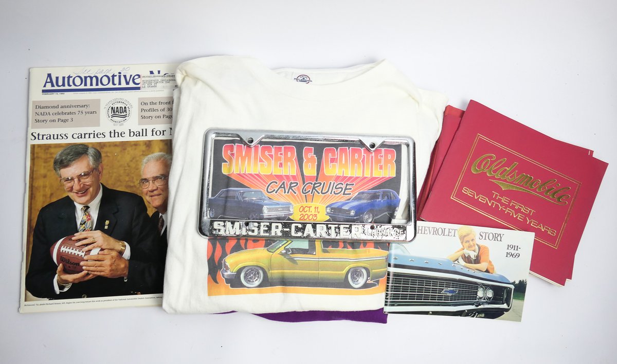 Smiser and Carter Automotive Memorabilia