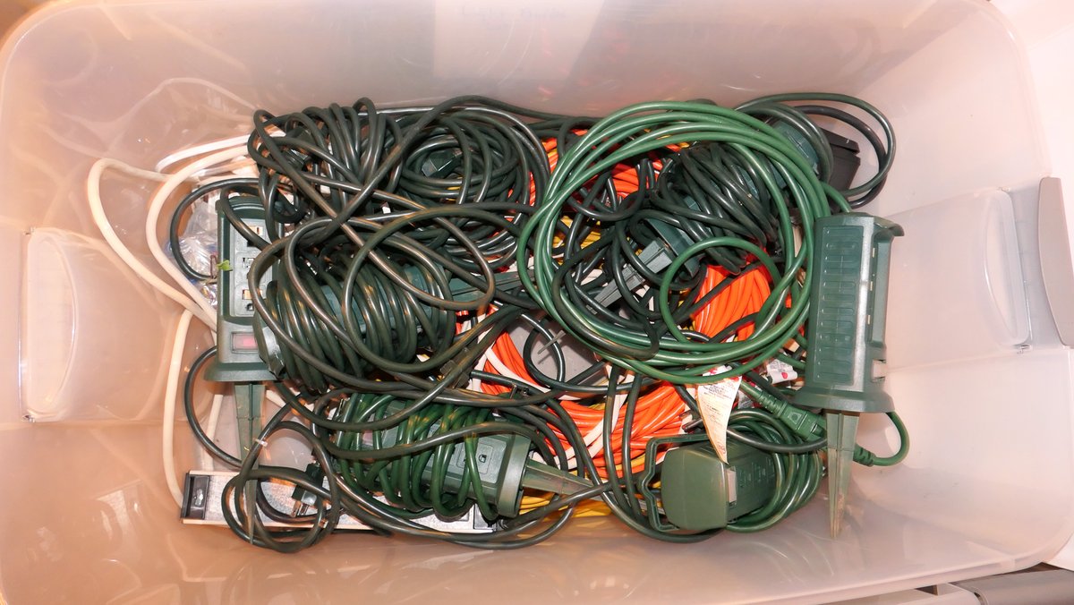 Tote of Extension Cords
