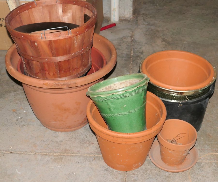 Assortment of Flower Pots