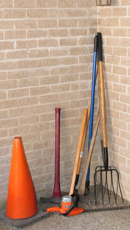 Selection of Yard Tools