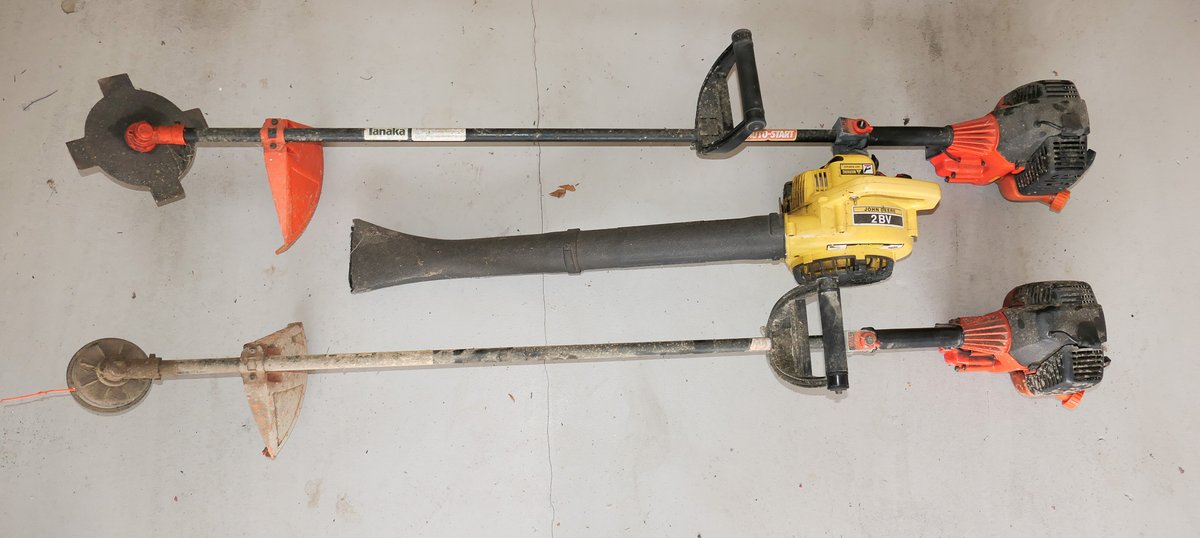 Three Pieces of Lawn Equipment