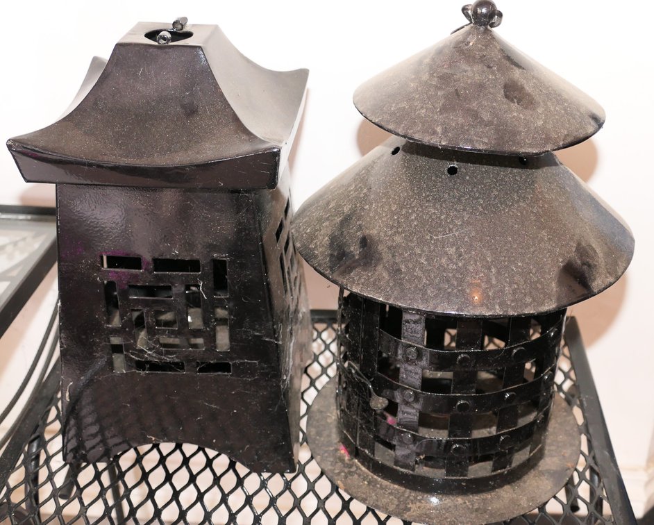 Two Asian Inspired Lanterns