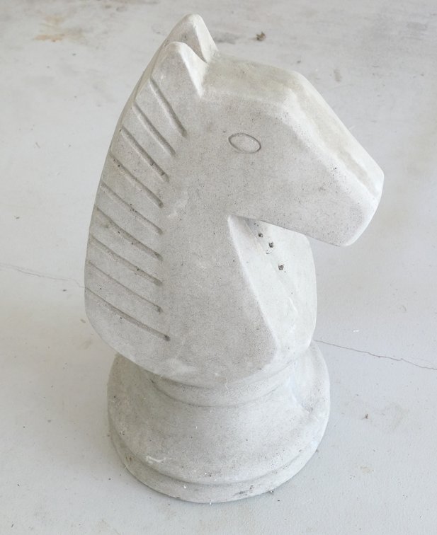 Decorative Chess Knight Outdoor Statue