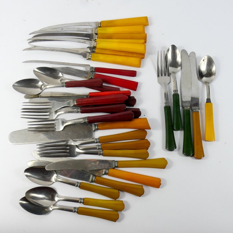 Bakelite Handled Flatware