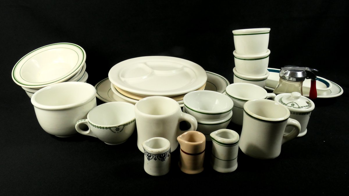 Shelf of Restaurant Ware China