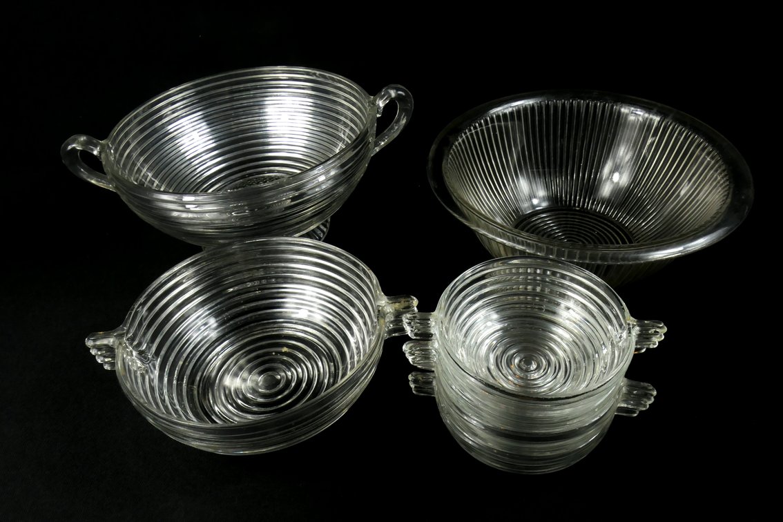 Anchor Hocking Manhattan Clear Glass Bowls