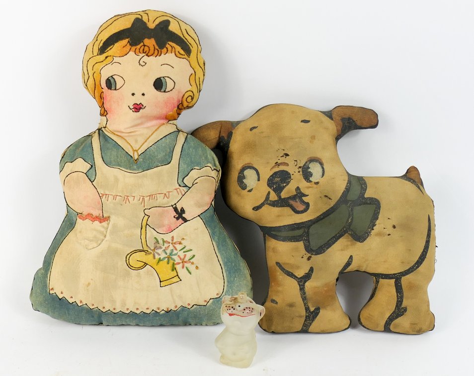 1930's,1940's Cut-and-Sew Printed Cloth Toys