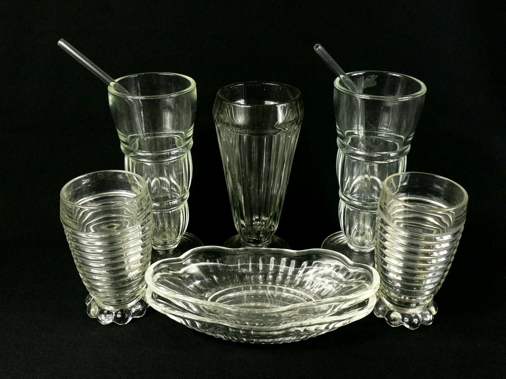 Vintage Soda Fountain Glassware