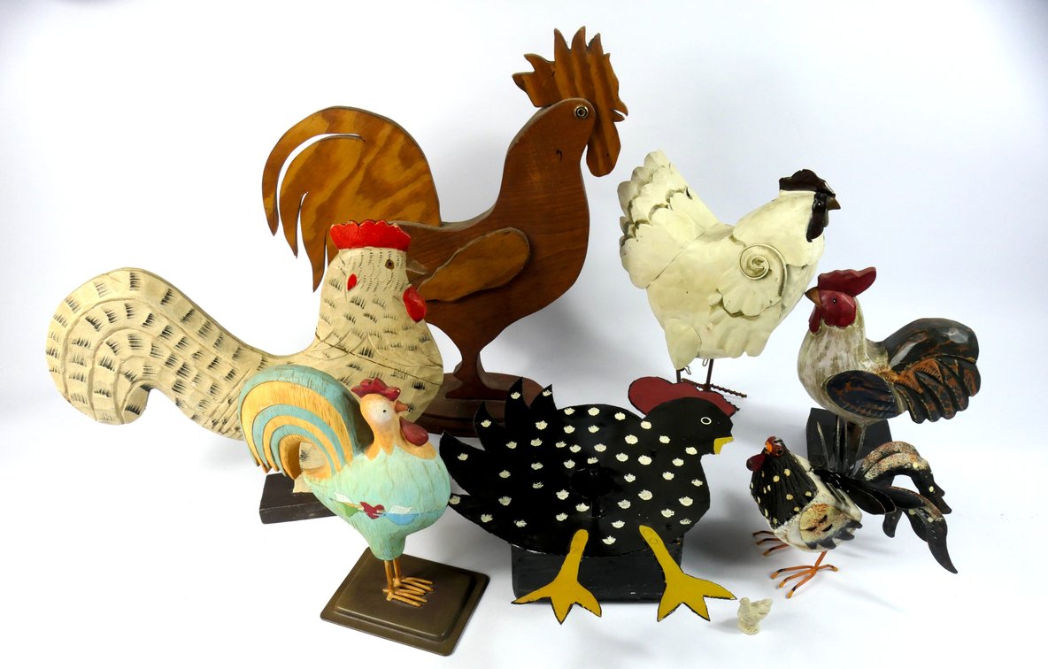 Decorative Rooster Home Accents