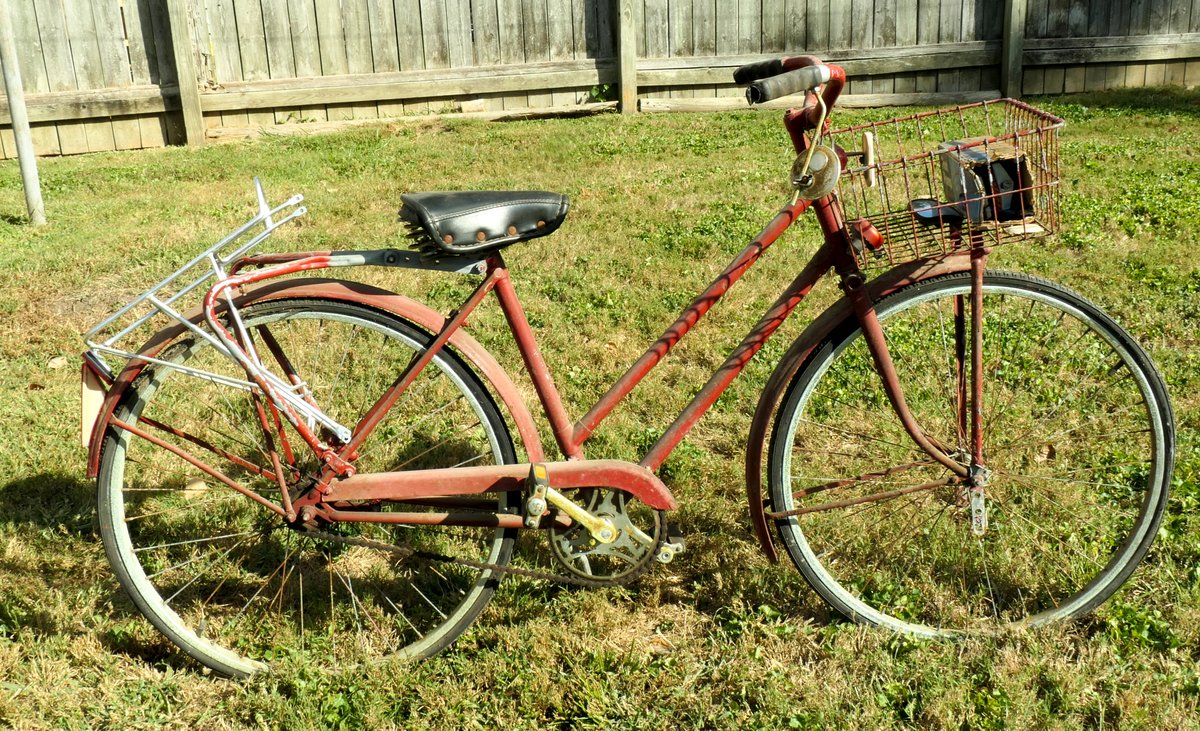Vintage Step-Through Commuter Bicycle