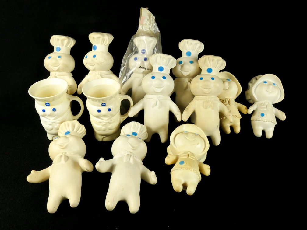 Pillsbury Dough Boy Rubber Figurines
