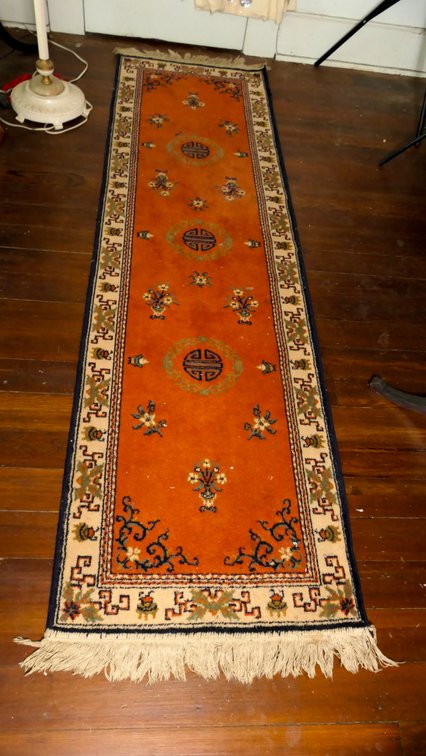 Chinese Canton Design 100% Wool Machine Woven Runner