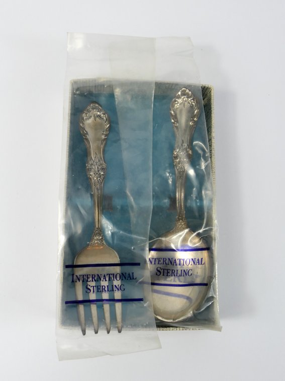 Sterling Silver Childs Spoon and Fork