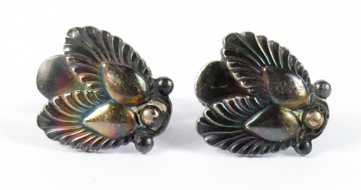 Sterling Silver Clip On Earrings