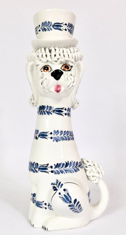 Fanciful Dog Vase