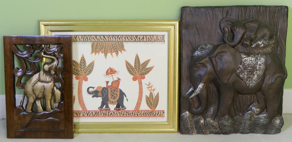 Three Elephant Artworks