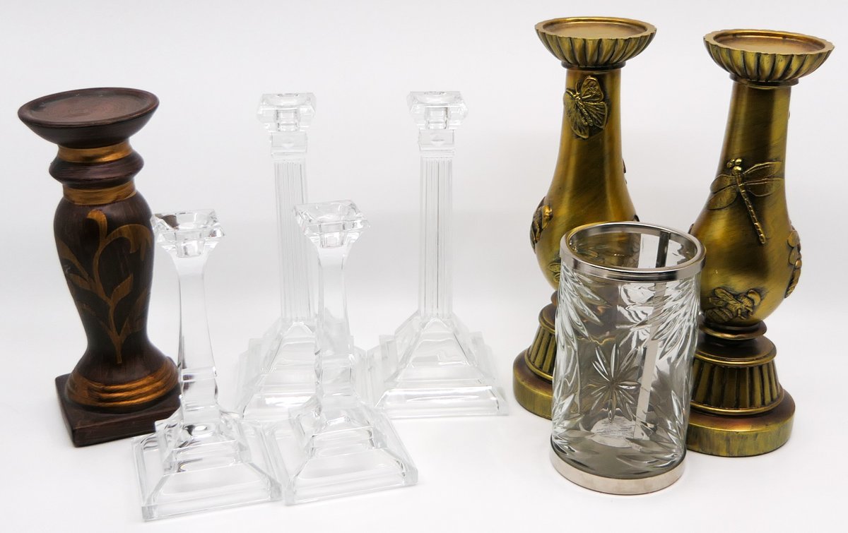 Selection of Candleholders
