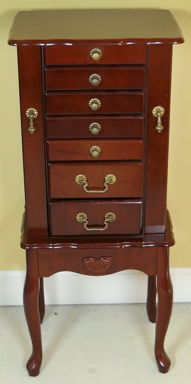 Standing Jewelry Cabinet