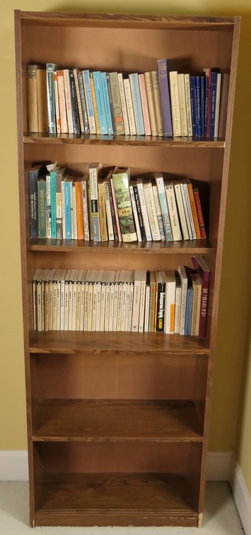 Books and Bookcase