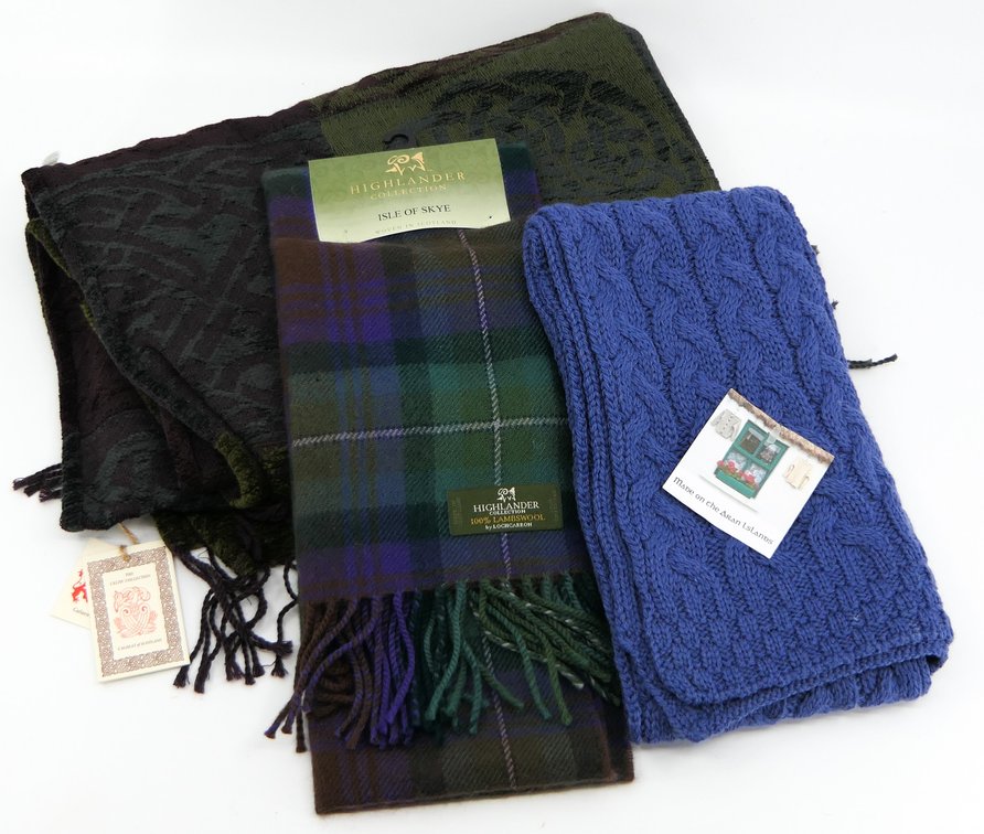 Three Scottish Scarves