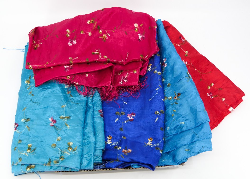 Five Silk Scarves