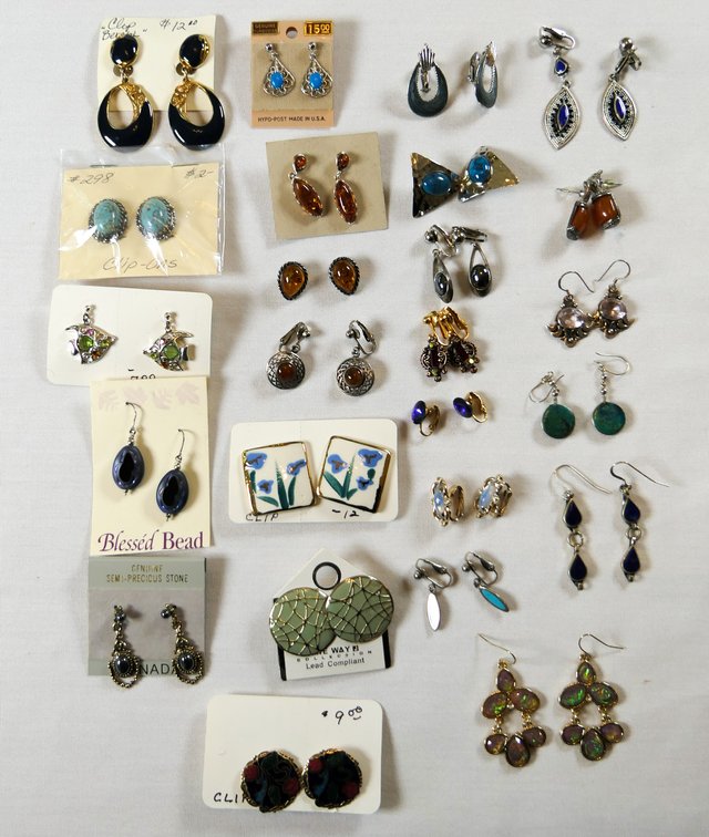 Earring Collection Featuring Stones