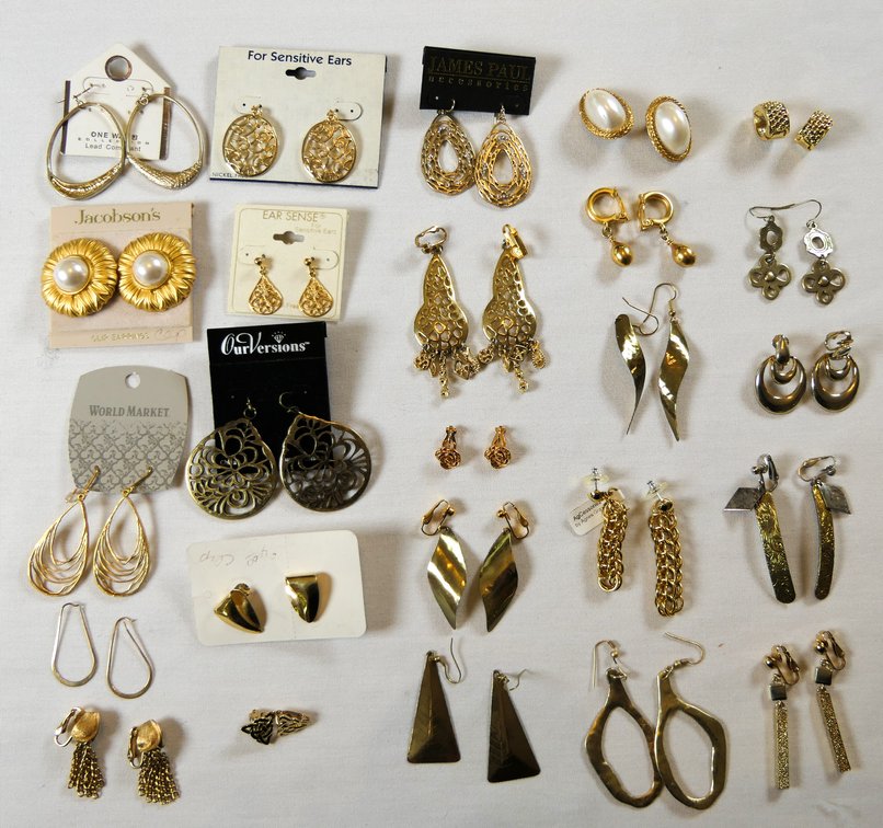 Gold Tone Earrings