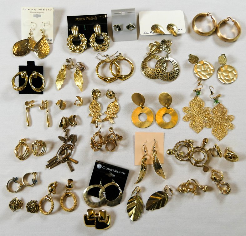 Gold Tone Earrings