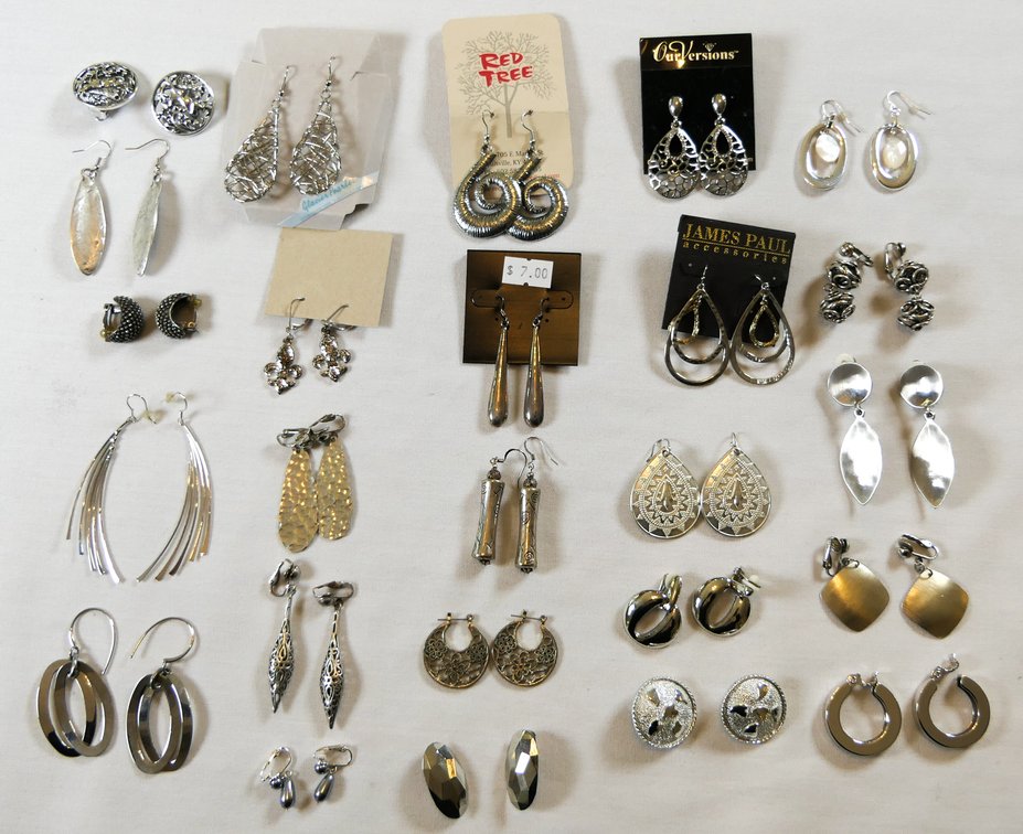 Silver Tone Earrings