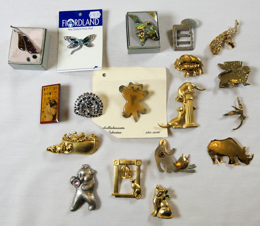 Animal Pins and Brooches