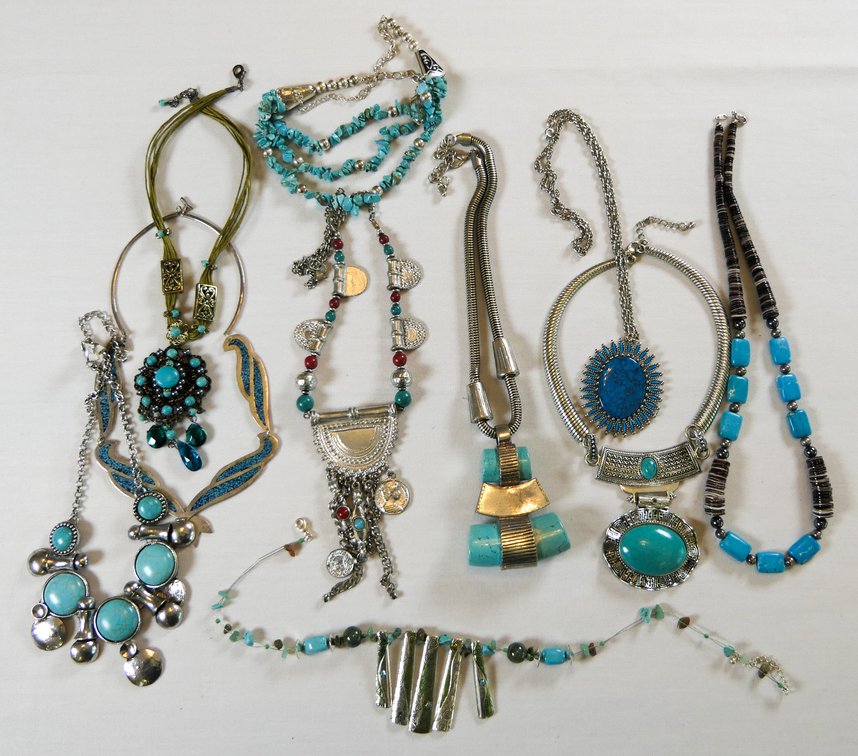Turquoise and Turquoise Style Necklaces