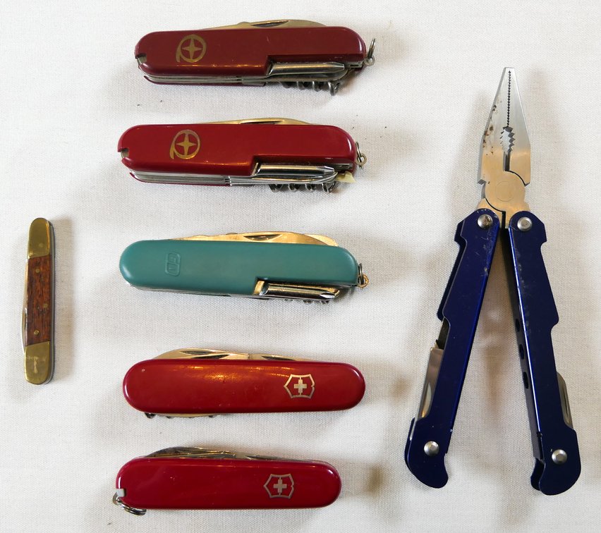 Pocket Knives and Tools