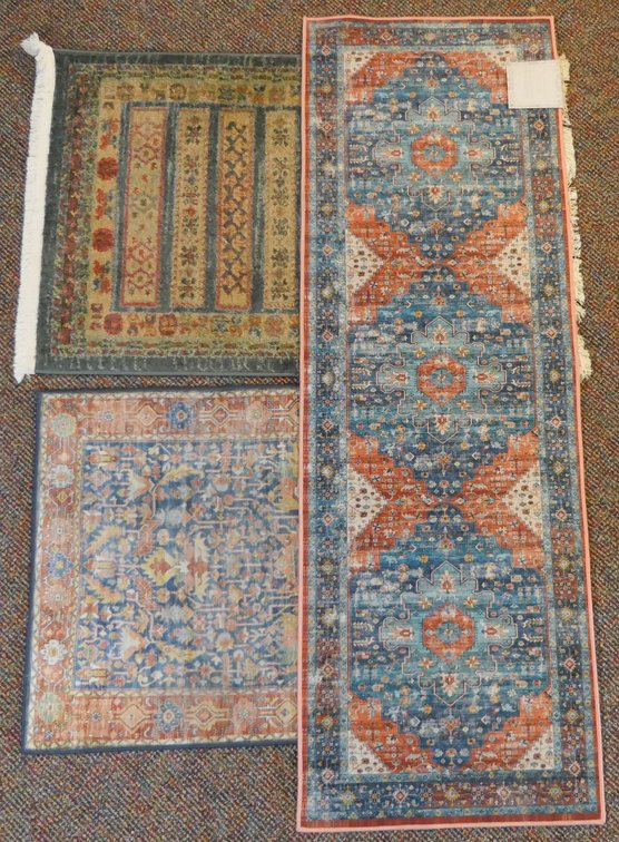 Three Accent Rugs