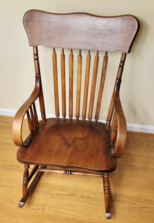 Walnut Finish Rocker