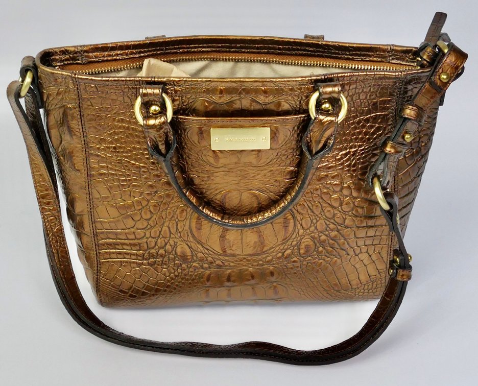 Brahmin Embossed Leather Purse