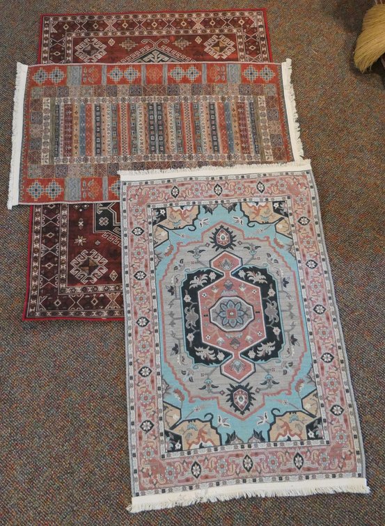 Three Assorted Rugs