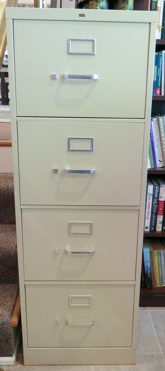 Metal Four Drawer File Cabinet