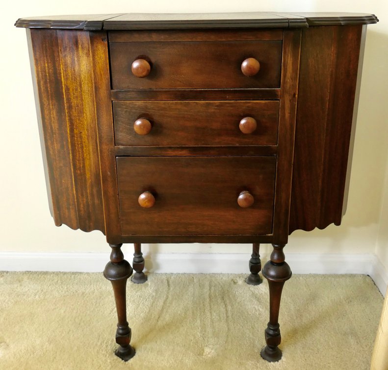 Martha Washington Style Sewing Cabinet