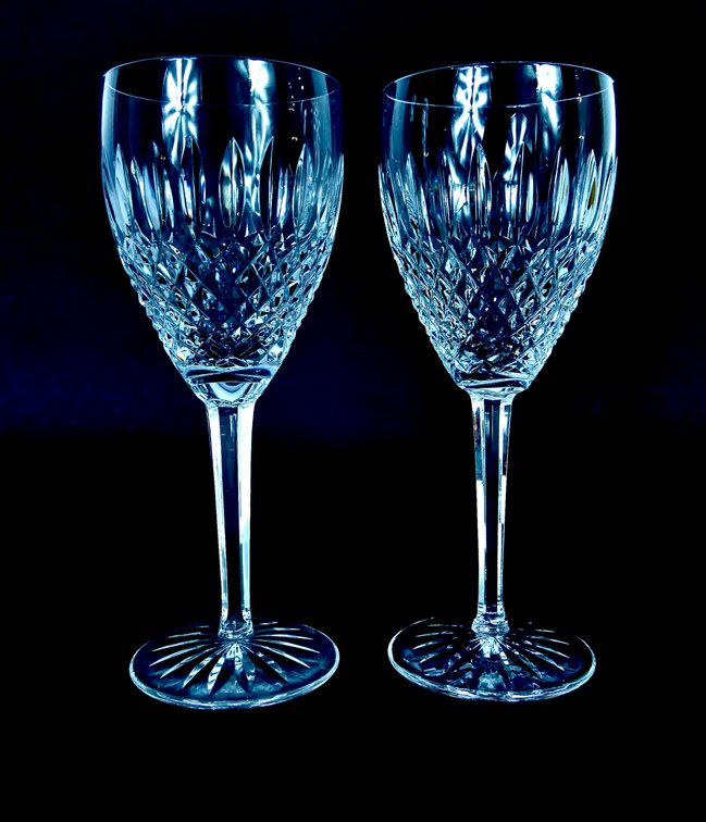 Two Waterford Castlemaine Goblets