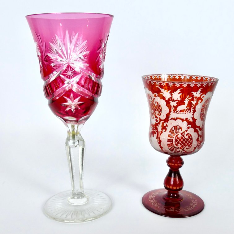 Two Red Goblets
