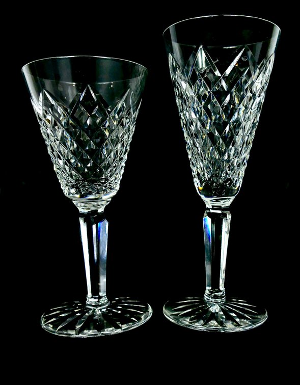 Two Waterford Tyrone Goblets
