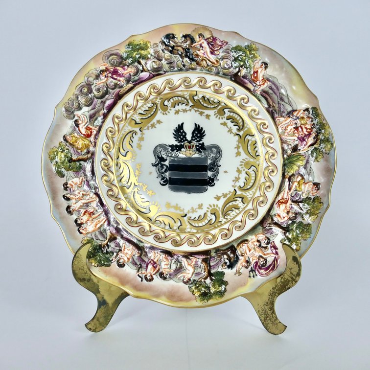 Capodimonte Style Cabinet Plate